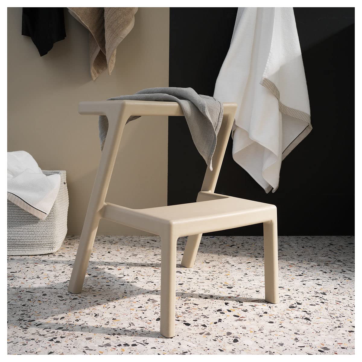 IKEA MÄSTERBY Ikea MÄSTERBY step stool 43x40x50 cm beige : Amazon.co.uk